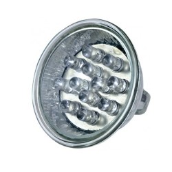 Λάμπα Led κόκκινο MR16 - 18LED - 240V AC - EUROLAMP