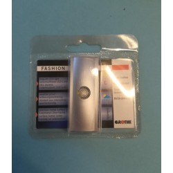 Μπουτόν κουδουνιού - Φωτιζόμενο LED - Ασημί  / 1 πλήκτρο - FASHION - GROTHE
