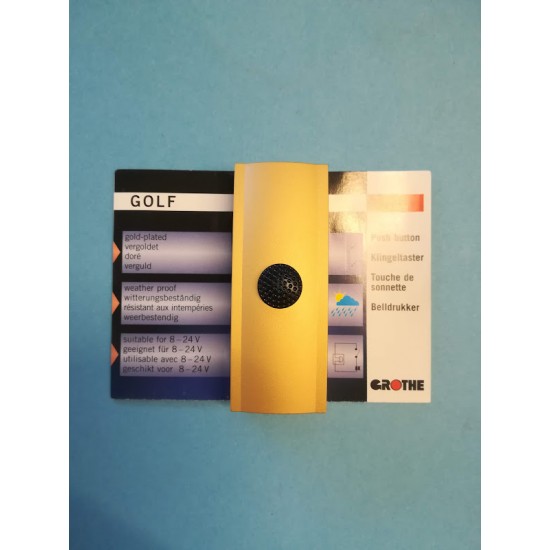 Button gold - 1 key - GOLF - GROTHE
