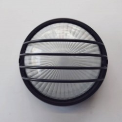 Απλίκα τύπου χελώνα με πλέγμα E27 60W - Μάυρο - Ferrara