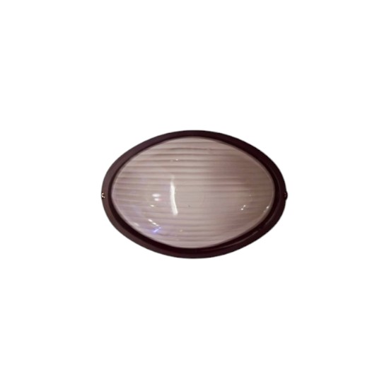 Bulkheadwall luminaire - E27 60W - Black - aca
