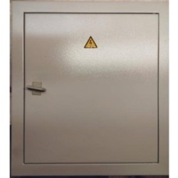 Πίνακας χωνευτός 3 σειρών / 48 στοιχείων με μεταλλική πόρτα 