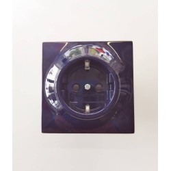 Πρίζα σούκο με προστασία - Μπλέ μηχανισμός/Πλακίδιο Impuls - Busch-Jaeger