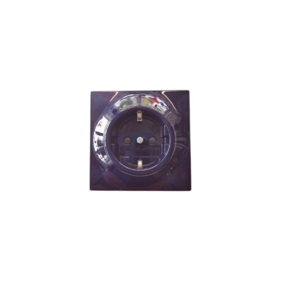 Πρίζα σούκο με προστασία - Μπλέ μηχανισμός/Πλακίδιο Impuls - Busch-Jaeger