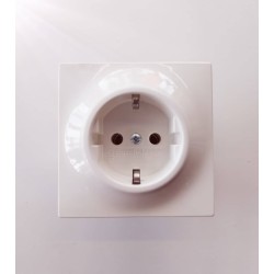 Πρίζα σούκο - Λευκό μηχανισμός/Πλακίδιο Impuls - Busch-Jaeger