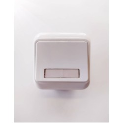 Μπουτόν επιγραφής με λαμπάκι λευκό - City - ESEM