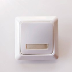 Μπουτόν επιγραφής λευκό - NOREL - ELKO 