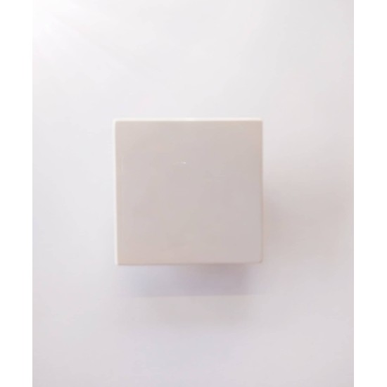 Διακόπτης απλός ιβουάρ - Πλακίδιο Solo/future - Busch-Jaeger