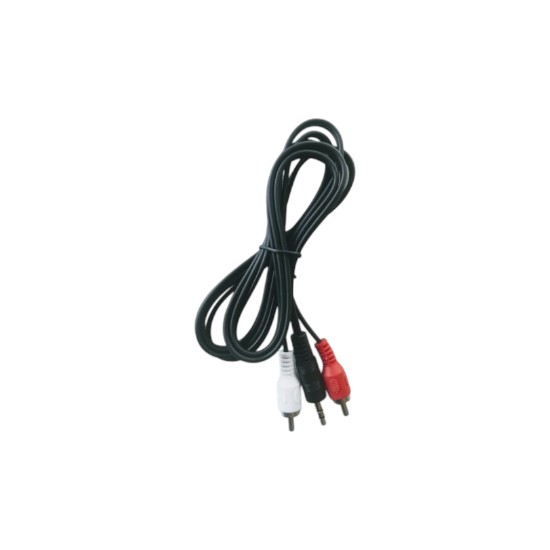 Καλώδιο ήχου 3.5mm Stereo/2RCA M/M 1.5m OWI