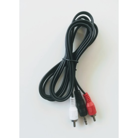 Καλώδιο ήχου 3.5mm Stereo/2RCA M/M 1.5m OWI