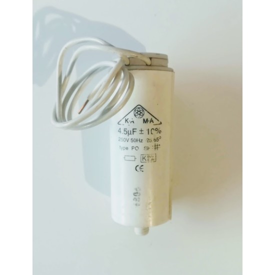 Πυκνωτής κινητήρων μονίμου λειτουργίας - 4.5MF (Με καλώδιο) - K-A  M-A
