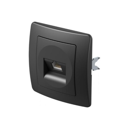 Πρίζα CAT5e KS RJ45 8/8 PW Λευκό / TEM EKONOMIK