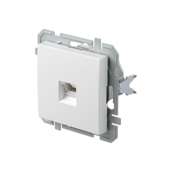 Πρίζα Tel LT RJ11 6/4 PW Λευκό XO LOGIQ TEM 