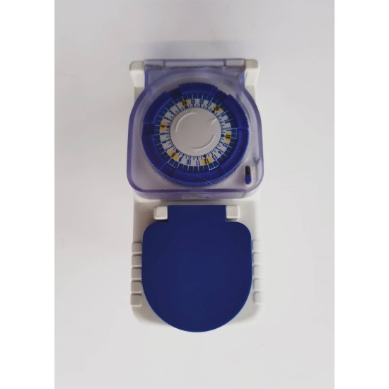 Analog  socket timer 24hours - Waterproof IP44 - TM-117D - Kupp
