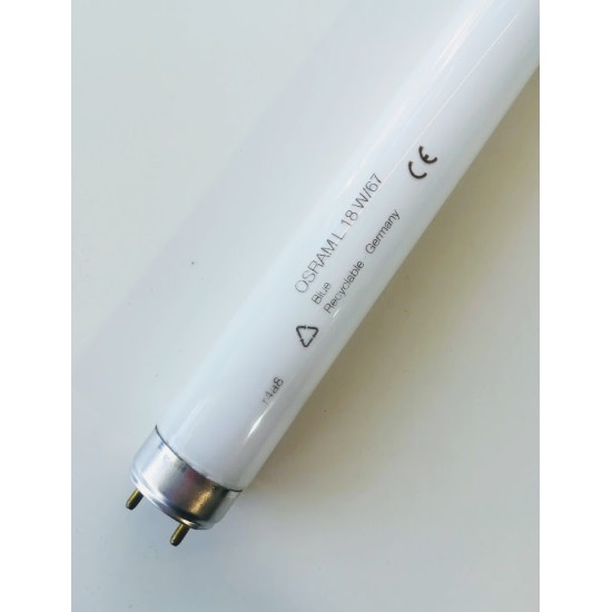 Λάμπα φθορισμού T8 - L18W / 67 - Μπλέ - OSRAM