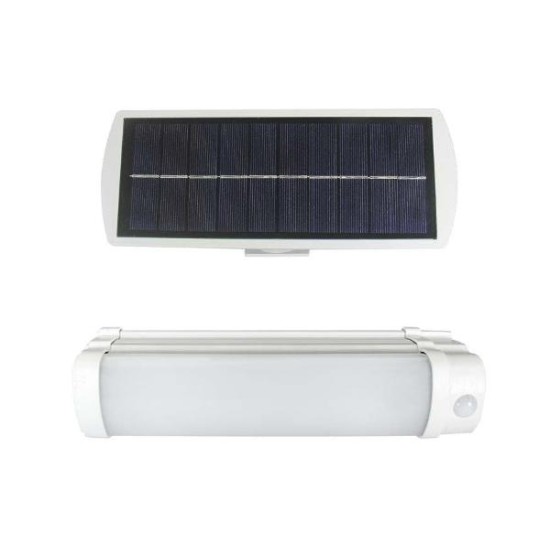 Προβολέας Λευκός με Φωτοβολταικό πάνελ & αισθητήρα κίνησης Ρυθμιζόμενος 7W - LGS950 - LUMAX