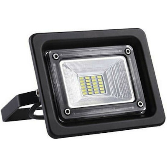 Προβολέας Led μάυρος / 230V - 10W /4000K - LINUS1040 - ACA