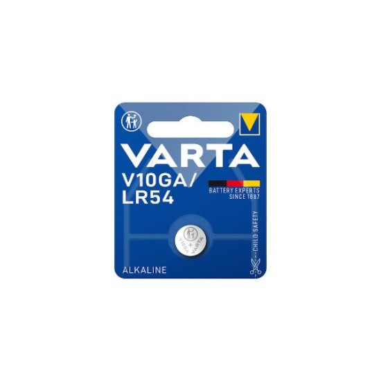 Μπαταρία αλκαλική (Ρολόγια & Calculator) 1,5V V10GA 04274 - LR54 - VARTA 