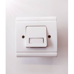 Μπουτόν επιγραφής με λαμπάκι λευκό - M3000