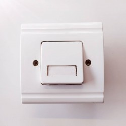 Μπουτόν επιγραφής με λαμπάκι λευκό - M3000