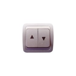 Rolls button 10A 250V~ Silver / MAKEL
