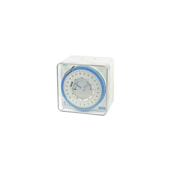 Daily mechanical timer switch reserved 100h 1CO 16A  230VAC - MINI T QRD - ORBIS
