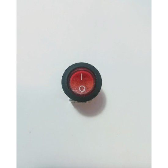 Μικροδιακόπτης φωτιζόμενος συσκευών στρογγυλός 3P  (0-1) - MIRS-101-8