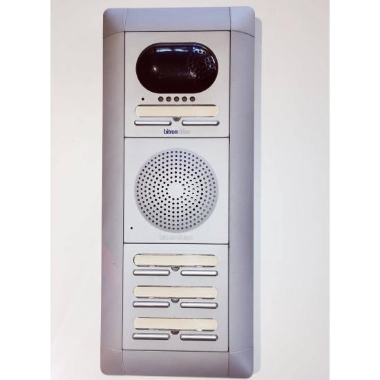 Μπουτονιέρα θυροτηλεφώνου/Θυροτηλεόρασης επίτοιχη - 8 κλήσεων - κενή - bitronvideo 