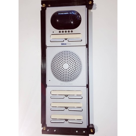 Μπουτονιέρα θυροτηλεφώνου/Θυροτηλεόρασης επίτοιχη - 8 κλήσεων - κενή - bitronvideo 