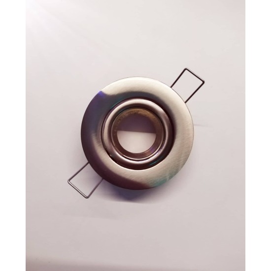 Σπότ χωνευτό στρογγυλό κινητό MR11 - Νίκελ μάτ