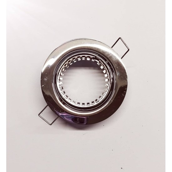 Σπότ χωνευτό στρογγυλό κινητό MR16 - Νίκελ 