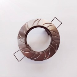 Σπότ χωνευτό στρογγυλό Ήλιος MR16 - Νίκελ μάτ 