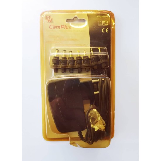 Universal switching power supply 2500mA MW2006GS - CamPlus