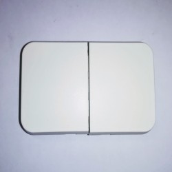 Πλακιδιο Διακόπτη K/R - Λευκό - niko 