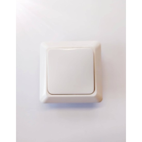 Διακόπτης απλός ιβουάρ - NOREL - ELKO 