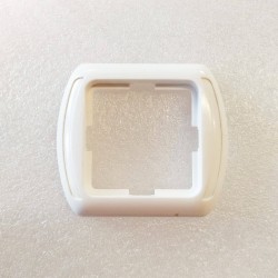 Πλαίσιο 1 θέσης λευκό - Ανθρακίτη δακτυλίδη - Norel plus - ELKO 