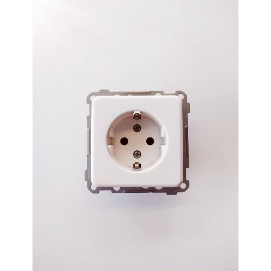 Πρίζα σούκο - Λευκό - NOREL - ELKO 