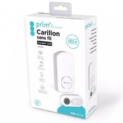 Κουδούνι πρίζας τηλεχειριζόμενο λευκό - OneBell200 ECO - Sentinel