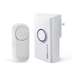 Κουδούνι πρίζας τηλεχειριζόμενο λευκό - OneBell80 ECO - Sentinel