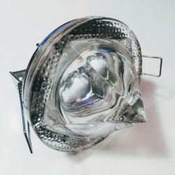 Σπότ χωνευτό στρογγυλό - Ατσάλι+Γυαλί MR16 - Χρώμιο - OKES