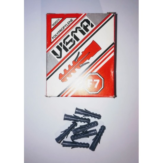 Plastic screw anchors - No7 - VISMA