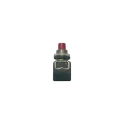 Μπουτόν Κόκκινο Push On - Φ12 - 4A/250V - PBS-13B-2 