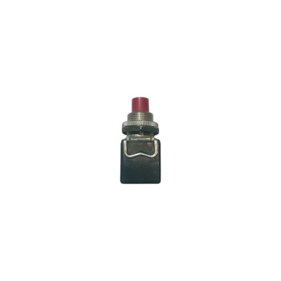 Button push on red -  Φ12 - 4A/250V - PBS-13B-2 