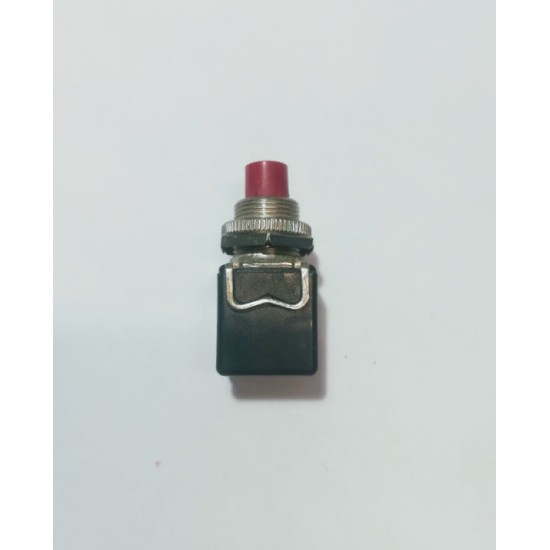 Μπουτόν Κόκκινο Push On - Φ12 - 4A/250V - PBS-13B-2 
