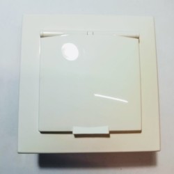 Πρίζα σούκο - Καπάκι - Λευκό - Alora - PEHA 