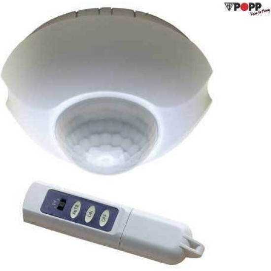 Ανιχνευτής κίνησης (PIR) ενσωματωμένος & Αισθητήρας Φωτοκυττάρου - McWatch360 - POPP 