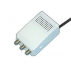 Tροφοδοτικό θωρακισμένο ενισχυτή κεραίας με βύσματα F +12 VDC 50 mA - PS100F  - Mistral  