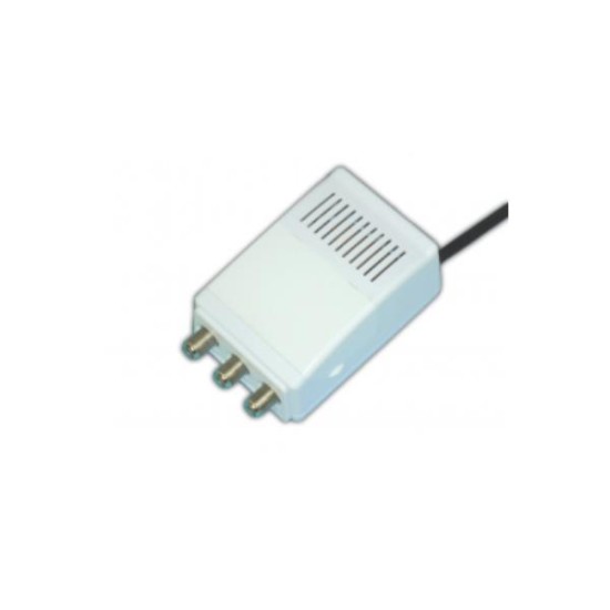 Tροφοδοτικό θωρακισμένο ενισχυτή κεραίας με βύσματα F +12 VDC 50 mA - PS100F  - Mistral  