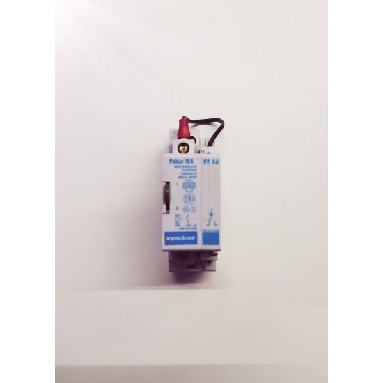 Ρελέ καστάνιας ράγας με θυρίστορ 1.5 Στοιχείου - 1NO - 16A 220V AC - Pulsar 16A/PP6A - Vynckier