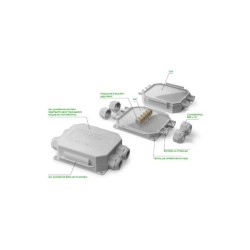 Κουτί με Gel Καλώδιο max 3 x 6mm2 / 90x90x45 / Ready Box90 - Raytech